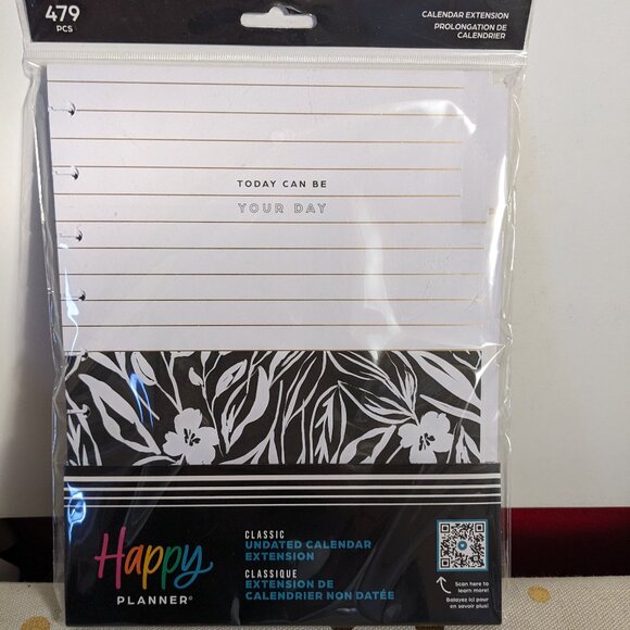 The Happy Planner NWT "Today Can Be Your Day" Calendar Extension - Picture 1 of 3